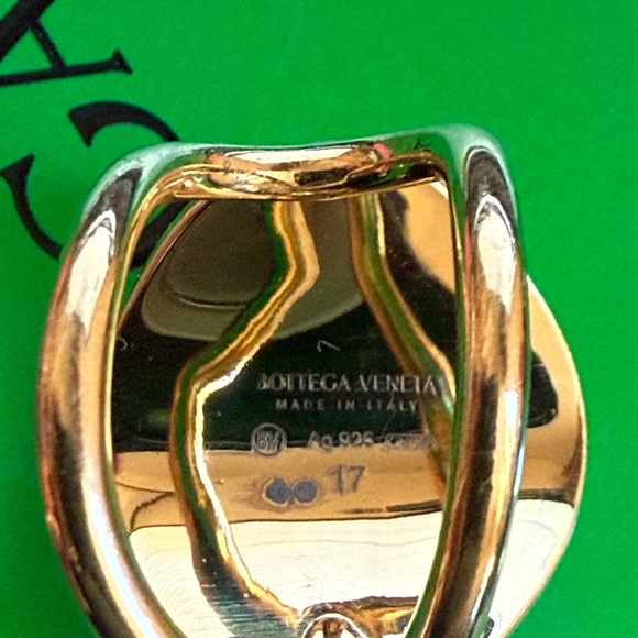 Gold Bottega Veneta Women's Jewelry Ring - Picture 4 of 15